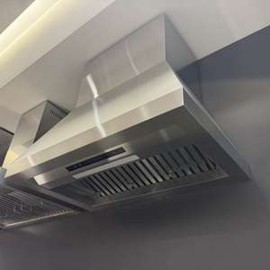 Hotte de cuisine électrique intelligente en acier inoxydable de 36 pouces, 1000 m³/h, filtre à déflecteur, commande tactile, éclairage LED, pour usage hôtelier, murale - Product Image 5