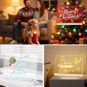 Tablero Luminoso Acrílico Transparente al por Mayor de Fábrica, Tablero <span class=keywords><strong>Fluorescente</strong></span> para Pintura Infantil, Letrero Luminoso <span class=keywords><strong>LED</strong></span> - Product Image 6