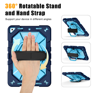 Étui pour tablette iPad 7e, 8e et 9e génération 10,2 pouces, protection contre les chutes, coque robuste avec béquille 360° et bandoulière - Product Image 2