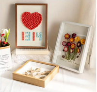 Hollow 3CM 5CM Photo Frame Creative DIY A4 A3 3D Shadow Specimens Picture UV Dried Flower 8x10 Inches Handmade Picture Bbox