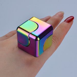 Cube anti-stress Infinity Fingertip Spinner en alliage, jouet de concentration pour enfants et adultes, portable, transformable, en métal, pour le bureau, la maison et les voyages - Product Image 2