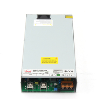 Alimentation industrielle à découpage SMUN RSP-500 500W, entrée 100-240VAC, sortie 12V/15V/24V/27V/48VDC, efficacité 90%, PFC, CE/IP20, CCC