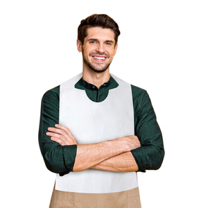 Nidy Unisex Disposable Lightweight <b>Waterproof</b> Pull-On Apron Hygienic Beauty Personal Care Skin Care Hotel Travel Food Service - Product Image 1