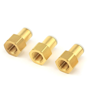 Raccords pneumatiques DDE Dade Pneumatics, connecteur droit en laiton à filetage interne KQ2F KB2F6 8 01 02 03 - Product Image 3