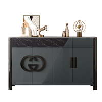 Armoire à chaussures en bois massif de Style italien haut de gamme grande capacité Design moderne hall d'entrée de luxe cloison de salon étagère à chaussures