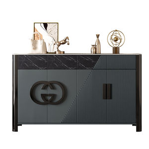 رف أحذية بتصميم إيطالي متين عالي الجودة من الخشب الصلب بسعة كبيرة وقاعة حية بتصميم حديث فاخر لمدخل الغرفة - Product Image 6