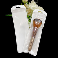 Sachet Plat de Gros Échantillon en Plastique Imperméable Petit Mini, Transparent d'un Côté, Fermeture Éclair, Thermoscellable, pour Masque Visage ou Lotion