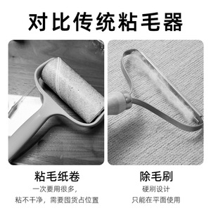 Gants de toilettage pour animaux Lingdang, tissu polyester épaissi amélioré, brosse double face pour le nettoyage des poils longs de chats et chiens - Product Image 3
