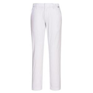 PORTWEST - S232WHR34 Stretch Slim Chino pantalón blanco-EAN 5036108363452 PANTALONES DE TRABAJO PERFORMANCE WORK PANTALONES - Product Image 1