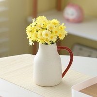 Vase en céramique givré nordique créatif Arrangement floral frais décor à la maison pièces de table