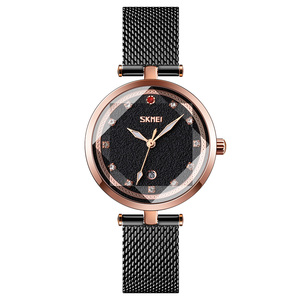 SKMEI 9215 luxe femmes diamant <span class=keywords><strong>montre</strong></span> japon Movt <span class=keywords><strong>Quartz</strong></span> or <span class=keywords><strong>montre</strong></span>-bracelet <span class=keywords><strong>prix</strong></span> de gros logo personnalisé <span class=keywords><strong>montre</strong></span> pour les femmes - Product Image 4