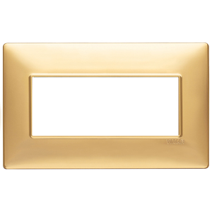 Plaque d'interrupteur mural Vimar Or mat 20,5x9,5 cm pour prise électrique - Product Image 1