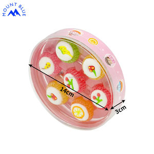 Suplemen warna-warni bonbonbons buah bulat <span class=keywords><strong>Dulce</strong></span> Doce Supigkeiten Gummies in Gummie kotak kemasan - Product Image 2