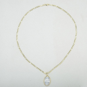 Pendentif Jésus 3D double face, Notre-Dame de <span class=keywords><strong>Fatima</strong></span>, Enfant Jésus, argent, plaqué or 14 carats, croix géante, collier religieux chrétien - Product Image 6