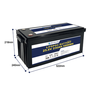 แบตเตอรี่ลิเธียมแบบชาร์จได้ 24V230AH พร้อมเซลล์แบบแท่งเกรด A ใหม่ และระบบจัดการแบตเตอรี่ (BMS) - Product Image 5