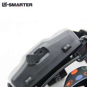 Linterna Frontal LED E Smarter, Recargable, 2000 mAh, Alcance de 200-299 Metros, Brillo Ajustable, Diadema Giratoria - Product Image 4