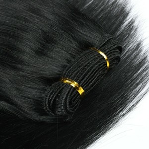 8 "-24" giá rẻ thô 100% tự nhiên bó tóc con người Brazil Remy tay thẳng con người gắn sợi ngang tóc mở rộng tóc tốt nhất các nhà cung cấp - Product Image 4