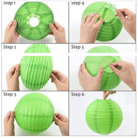 Boule de décoration lumineuse en papier coloré, lanternes de mariage et de Noël à suspendre pour la décoration de la maison
