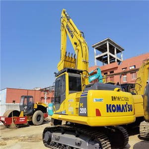 Excavadora sobre orugas KOMATSU de 22 toneladas usada original de Japón, excavadora Komatsu PC200, excavadora usada - Product Image 6