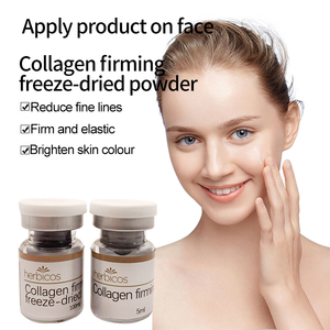 Sérum en poudre de collagène lyophilisé biologique pour le visage, anti-âge, complément liquide, niacinamide, AHA, acide kojique, arbutine - Product Image 1