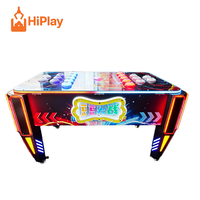 HiPlay Prix usine Jeu d'arcade Whack-a-Mole de réaction rapide pour 2 joueurs, Jeu de table interactif à monnayeur pour Parc d'attractions et FEC