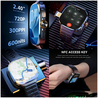 Montre Connectée M99 avec Suivi de Santé, WIFI, BT, Caméra, GPS, pour Hommes et Femmes, Montre Intelligente Android 4G avec Carte SIM, Tendance 2026
