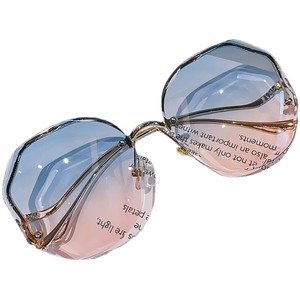 Women Adult Rectangle Full Rim <b>Sunglasses</b> Gold PC Lens UV400 Protection Fashion Summer Style - Product Image 5