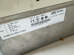 ACS800-01-0016-3+P901 ซีรีส์ ACS800 กำลังไฟ 7.5 กิโลวัตต์ 3 เฟส 380-500 โวลต์ PLC - Product Image 3