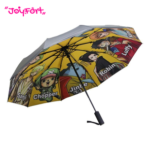 Parapluie de protection solaire One Piece avec 10 personnages : <span class=keywords><strong>Luffy</strong></span>, Zoro, <span class=keywords><strong>Nami</strong></span>, <span class=keywords><strong>Chopper</strong></span> - Product Image 2