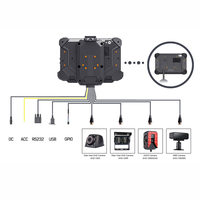 Tablet PC Android Resistente de 7 Pulgadas, IP67 Impermeable, Qualcomm Octa-core, 4G, GPS, Tablet para Montar en Vehículos, para Logística de Almacén y Carretillas Elevadoras
