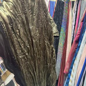 ختم الساخنة مطوي محبوك النسيج بروتيل تنورة نصف الجسم مطوي تنورة المرأة فستان الزفاف أداء الملابس النسيج - Product Image 4