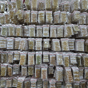 Orecchini a Cerchio Piccoli da Donna CM Placcati Oro 14K con Zirconi Cubici Rettangolari Colorati, Gioielli di Alta Moda all'Ingrosso - Product Image 6