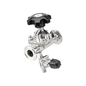 समग्र डायाफ्राम और नली बार्बेड पोर्ट के साथ 316 स्टेनलेस स्टील डायाफ्राम नमूना वाल्व - Product Image 4