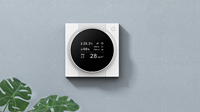 Capteur de qualité de l'air numérique intelligent PMT500 pour la maison, CO2/TVOC/PM2.5/PM1.0/PM10/HCHO, contrôle par application Android Zigbee pour la surveillance à domicile et à l'hôtel