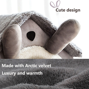 Caseta de felpa para perro, cama suave para mascota, tienda pequeña para gato, interior cerrada, nido de dormir cálido, cesta con cojín extraíble, suministros para mascotas - Product Image 3