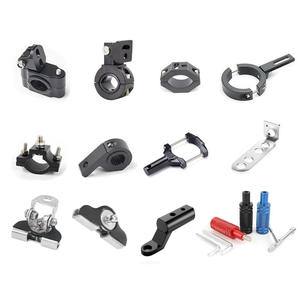 ขายึดไฟสปอร์ตไลท์มอเตอร์ไซค์แบบยึดกับกันชน  ท่อโช้คอัพ  อะลูมิเนียมอัลลอยด์หนา 25 มม.  แบบยูนิเวอร์แซล - Product Image 5