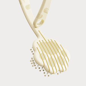 Brosse à cheveux ventilée personnalisée avec logo, motif patte de chat mignonne, mini brosse de poche démêlante, vente <span class=keywords><strong>en</strong></span> <span class=keywords><strong>gros</strong></span> OEM pour salon, maison, voyage, femmes, filles, enfants - Product Image 4
