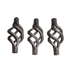 HLT-componentes de hierro forjado, piezas de decoración de puerta principal, varios diseños, Valla, elementos de acero, venta al por mayor - Product Image 6