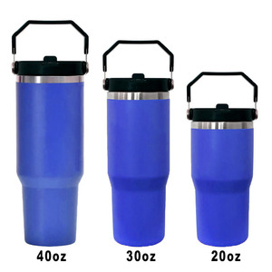 Topnovo Nouveau Produit 2025 Bouteille d'eau sport en acier inoxydable Ice 2.0 avec paille rabattable, poignée et couvercle à torsion - Product Image 1