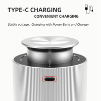 Machine portative de diffuseur d'aromathérapie de voiture de parfum d'alliage d'aluminium en métal de haute qualité