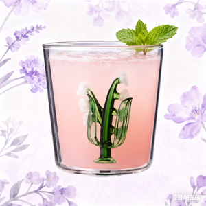 Léger luxe créatif nouveau Design plante fleur verre tridimensionnel Lily Valley cloche orchidée verre à vin gobelet 301-400ml - Product Image 2