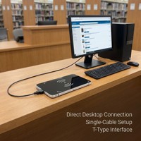 Tablette pour poste de travail de bibliothécaire, pour le personnel de bibliothèque, HF RFID