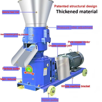 Machine de fabrication de granulés d'aliments pour animaux, volailles, bétail, poulets, poissons, flottants pour l'alimentation du bétail