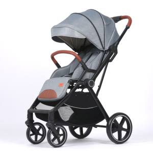 <span class=keywords><strong>Cochecito</strong></span> de Bebé de Lino Personalizado Easy Walk, <span class=keywords><strong>Cochecito</strong></span> Ligero y Portátil con Marco de Aleación de Aluminio, Cinturón de Seguridad de 5 Puntos - Product Image 1