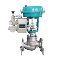 ZJHP vanne pneumatique diaphragme siège unique vapeur d'eau huile chaude contrôle proportionnel 4-20mA régulateur de pression de débit