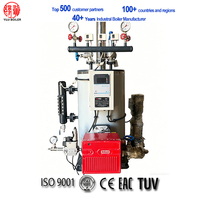 Chaudière à vapeur verticale à gaz naturel à haute efficacité avec circulation naturelle et rendement thermique de 99 % pour machine à lait de soja