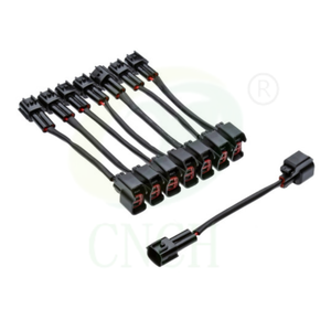 适用于Nissan Late Style (VG30-SR-KA-RB25) 至ID1000/725/850/1300的汽车喷油器适配器线束 - Product Image 5