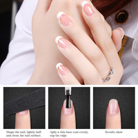 Base Coat Gel UV/LED Badaga pour Ongles – Haute Adhérence, Transparent, Soak Off – Vente en Gros OEM pour Salons de Manucure Professionnels