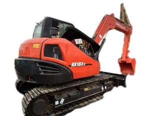 Petite pelleteuse utilisée Kubota KX183-3 Excavator Kubota 8 tonnes Mini excavateur Kx183-3 à vendre - Product Image 1
