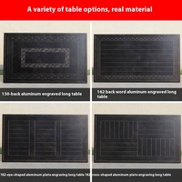 Moderner Europäischer Garten-Esstisch aus Aluminiumguss für Terrasse, Villa, Innenhof, Freizeit, Outdoor, Langlebig, für 6 Personen